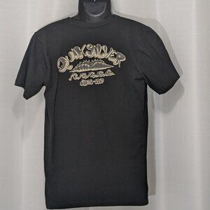 Quiksilver Young Men's Casual   Tee T-Shirt Size XL Black